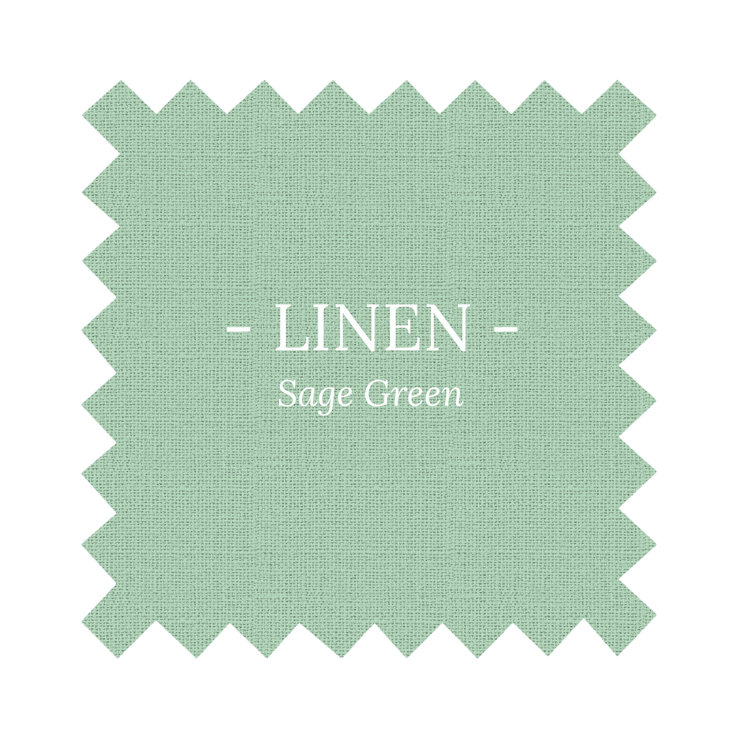 Fabric in Sage Green Linen - By the Yard