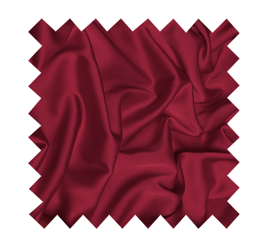 Fabric Scarlet Red Satin - By the Yard