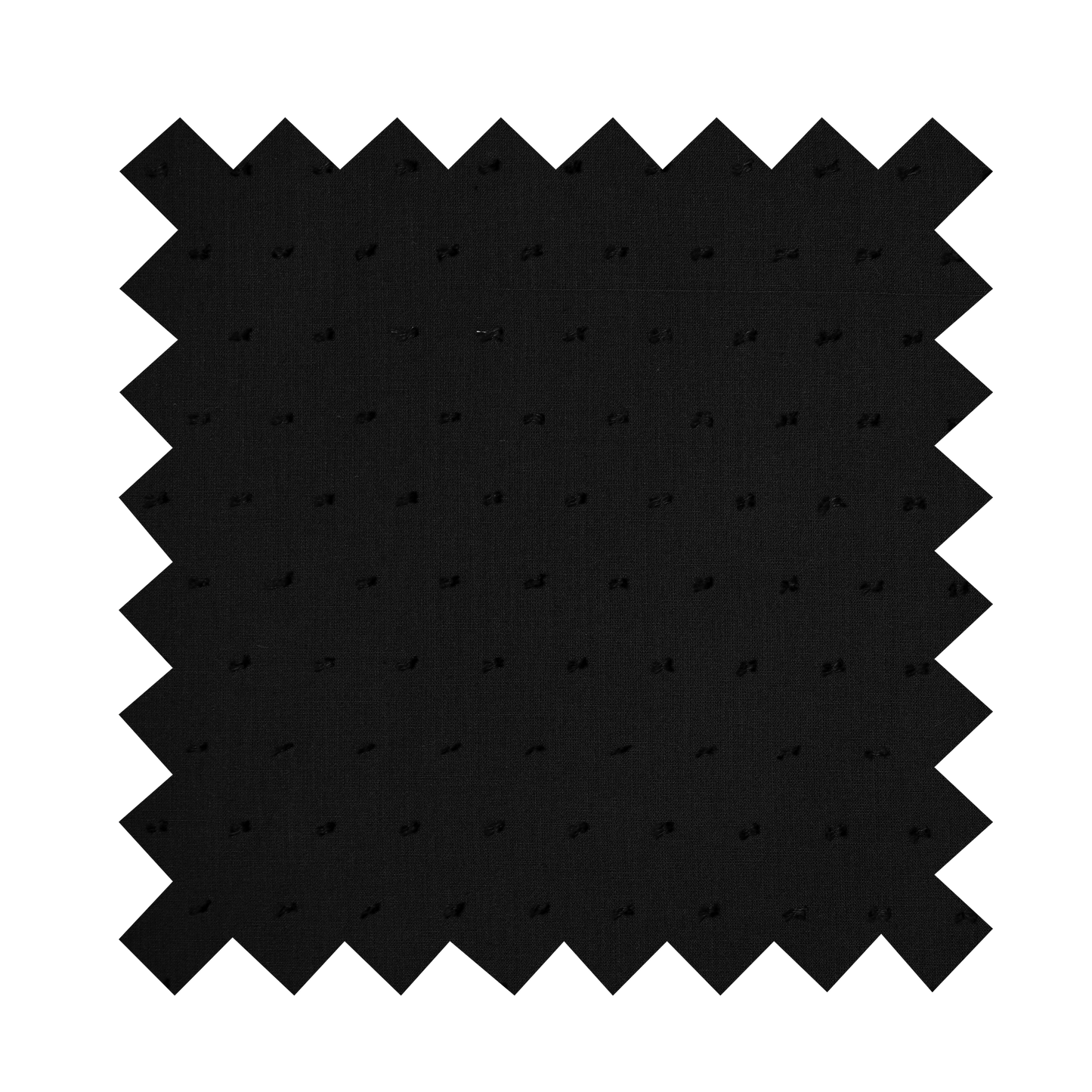 Fabric "Dotted Swiss" Black - By the Yard