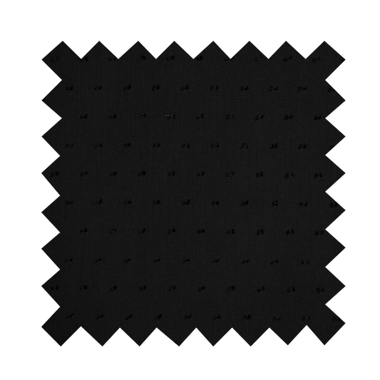 Fabric "Dotted Swiss" Black - By the Yard