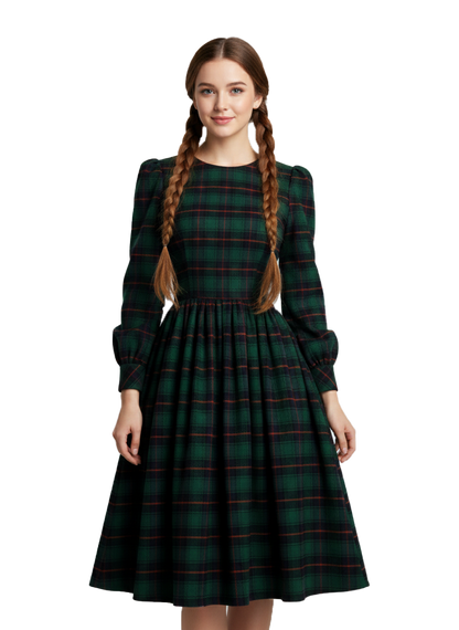 MTO - Agnes Dress in "Princeton Plaid"