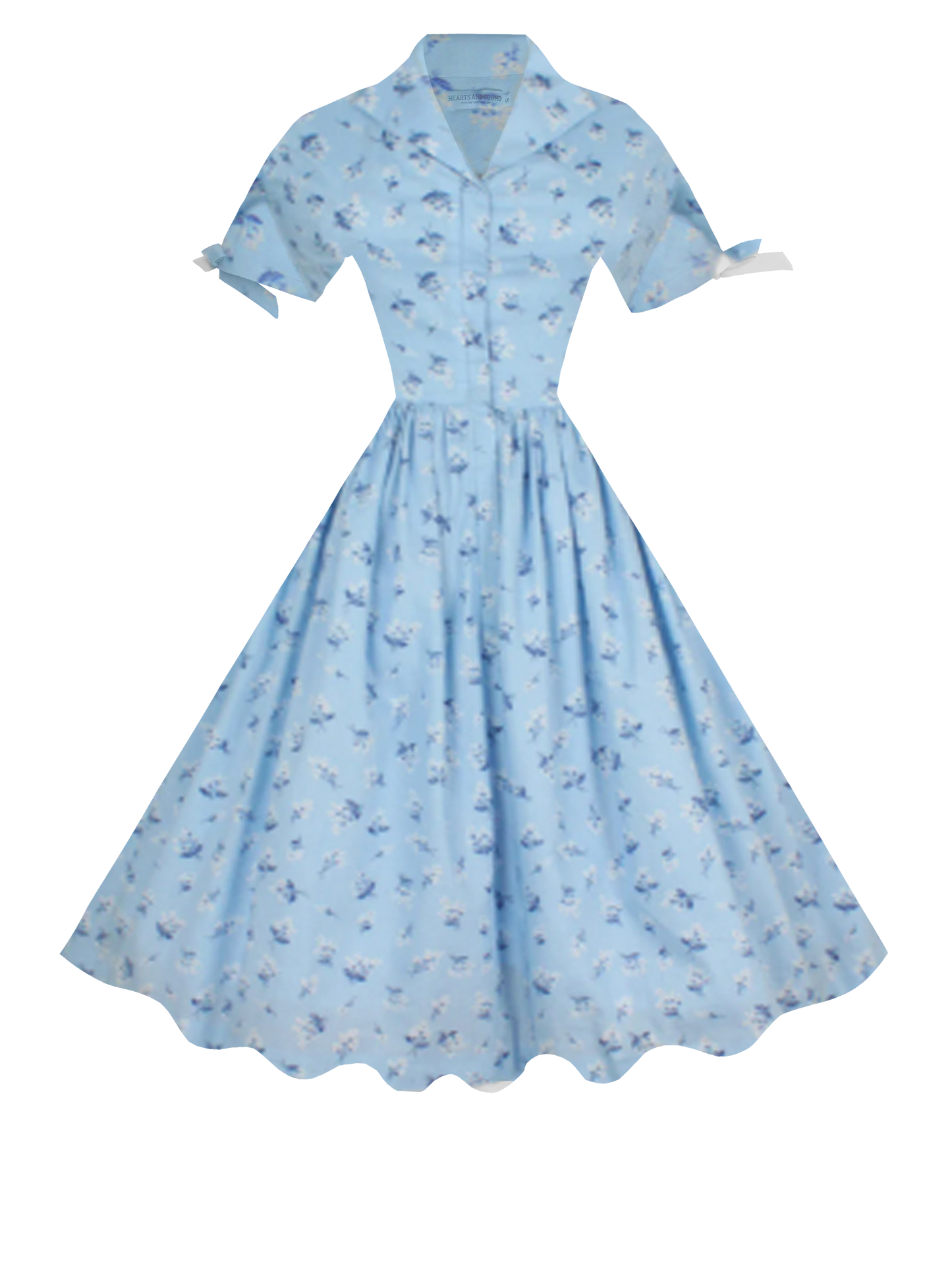 RTS - XL - Trudie Dress Blue "A Pocket Full of Posies"