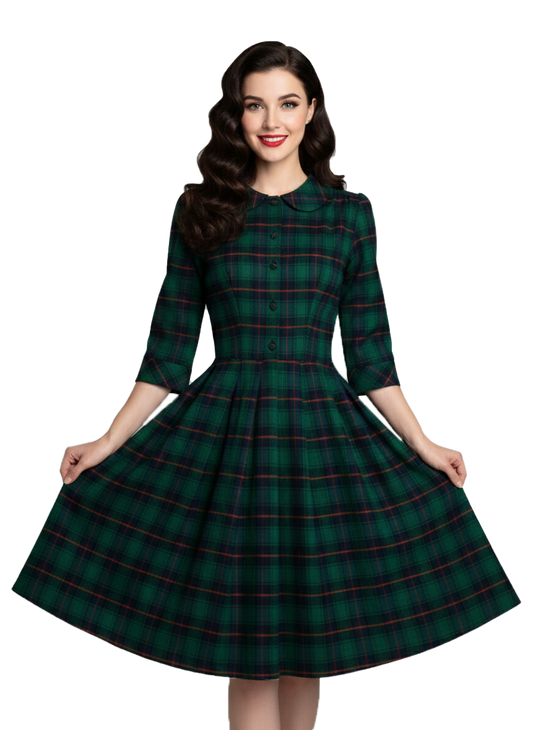 MTO - Wendy Dress "Princeton Plaid"