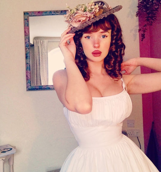 MTO - Grace Dress White Cotton