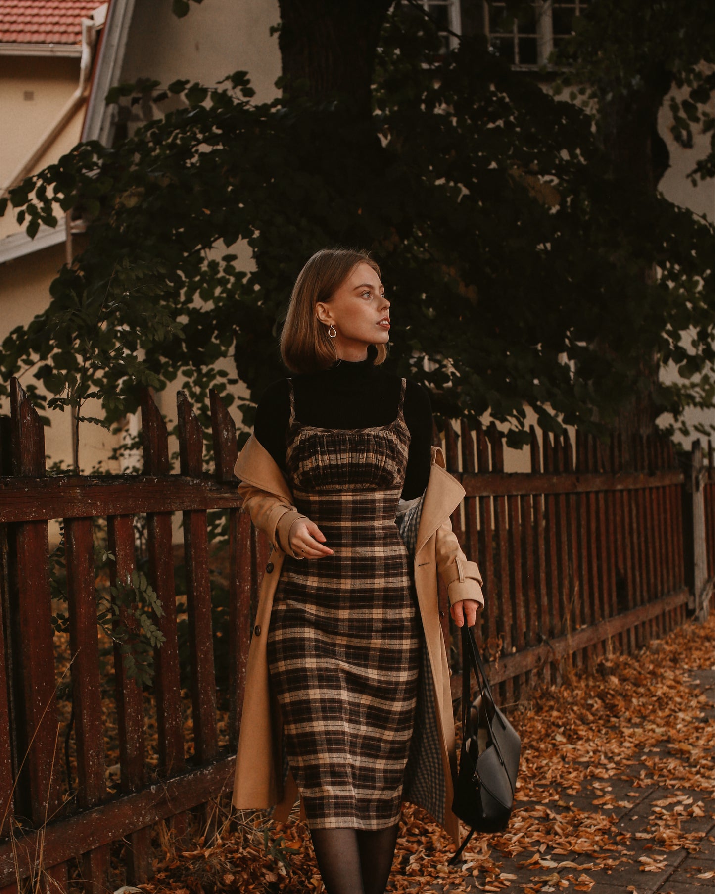 MTO - Bettie Dress "Mulholland Plaid"