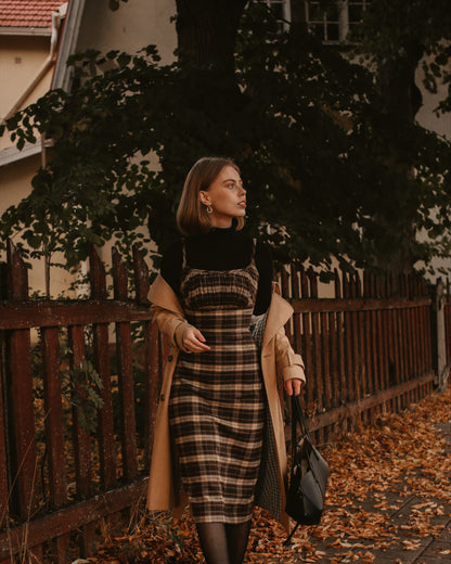 MTO - Bettie Dress "Mulholland Plaid"