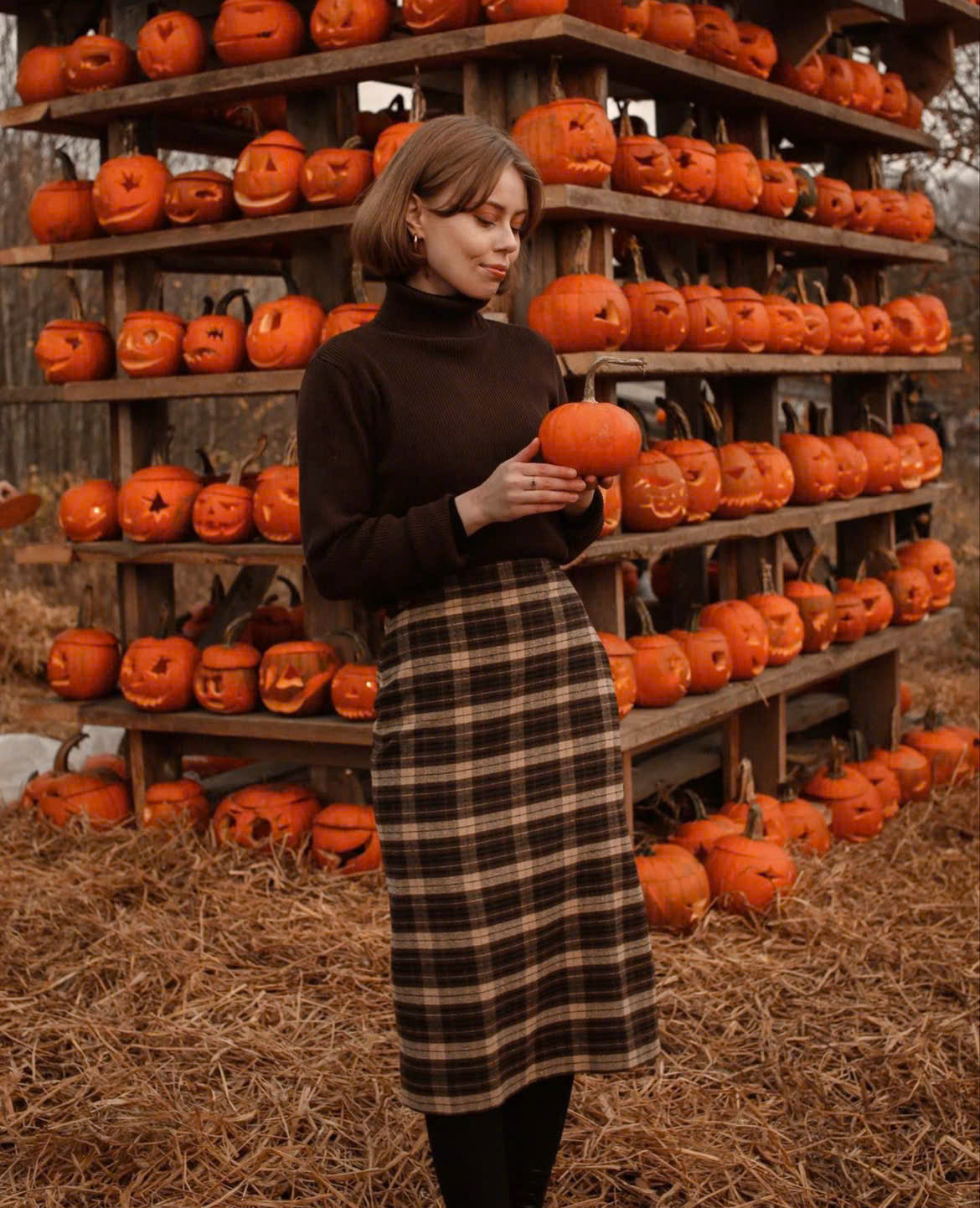 MTO - Bettie Dress "Mulholland Plaid"