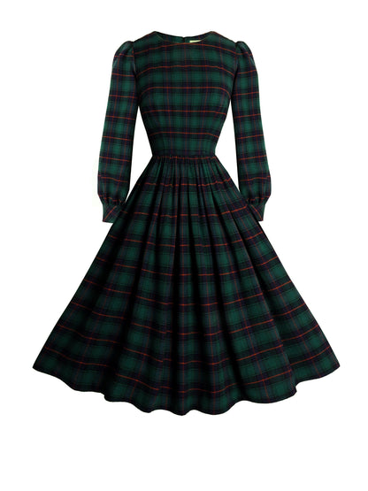 MTO - Agnes Dress in "Princeton Plaid"