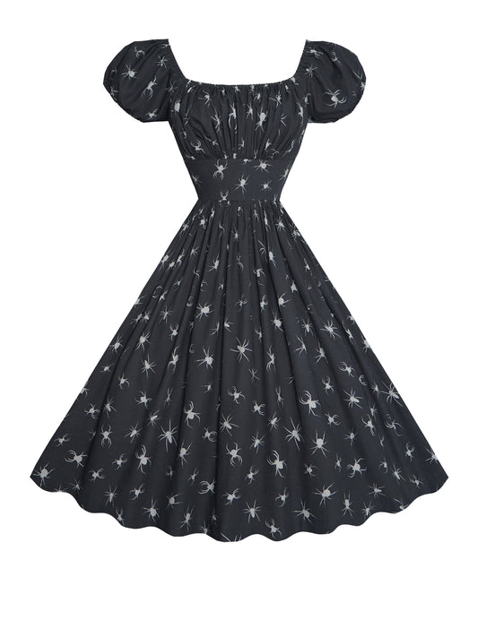 RTS - Size S - Loretta Dress in "Nightcrawlers"