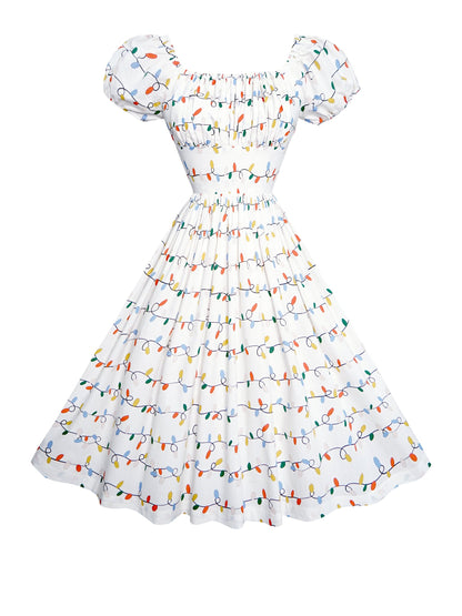 MTO - Loretta Dress "Merry and Bright"