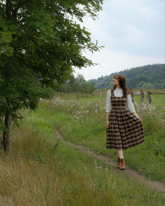 MTO - Emily Dress "Mulholland Plaid"