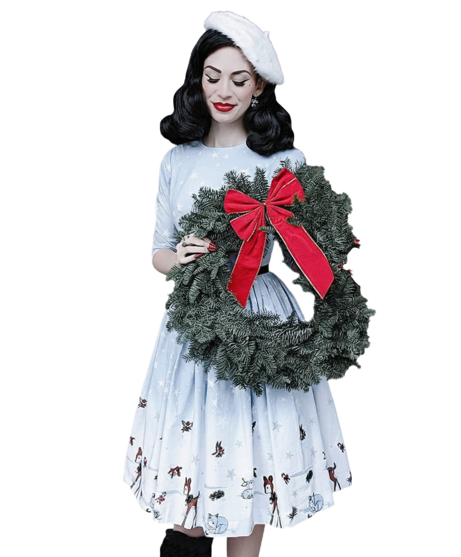 MTO - Marianne Dress "Hello Deer"