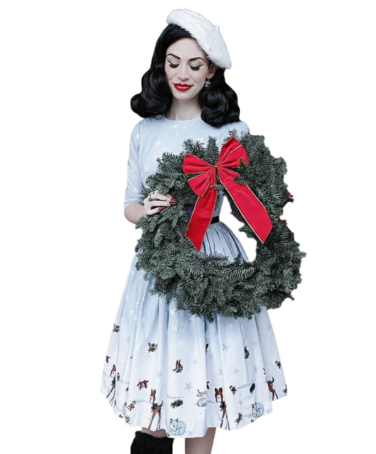 MTO - Marianne Dress "Hello Deer"