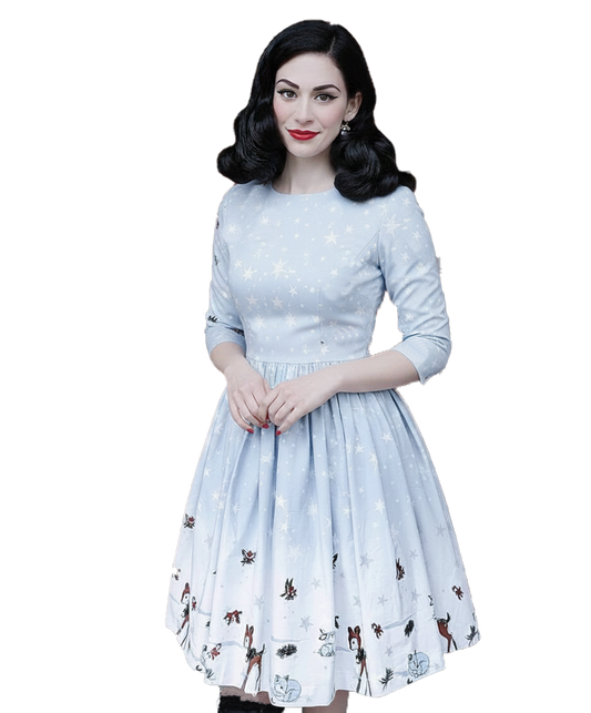 MTO - Marianne Dress "Hello Deer"