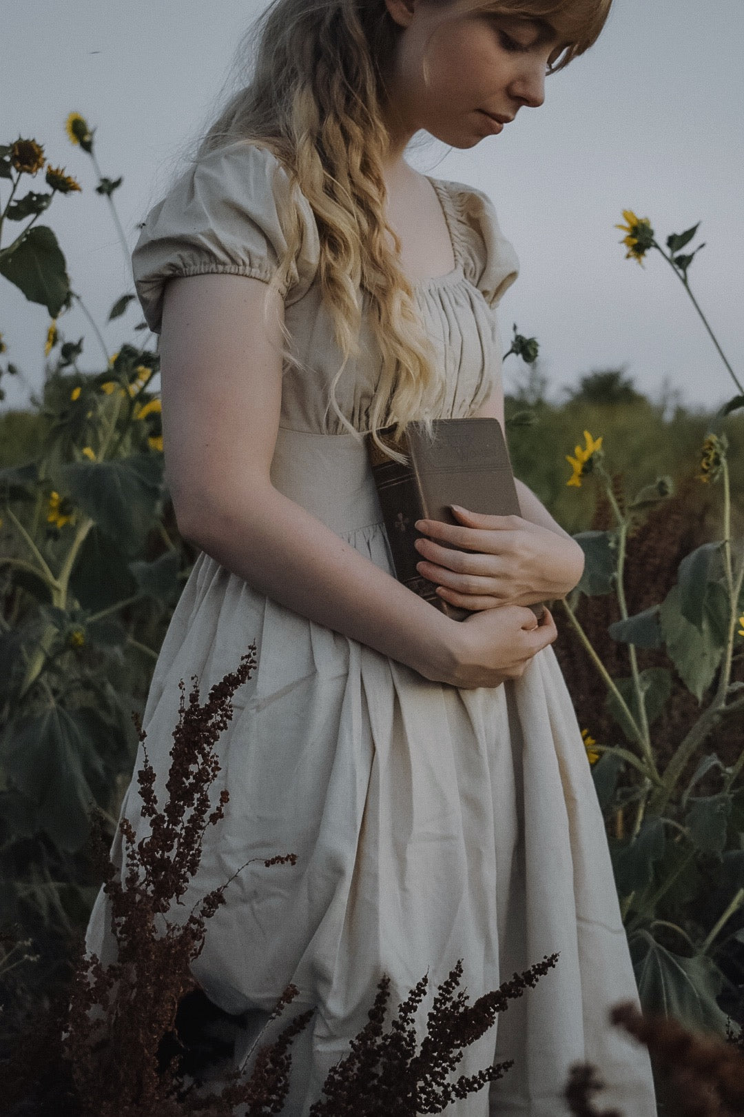 RTS - Loretta Dress Parchment Ivory Linen