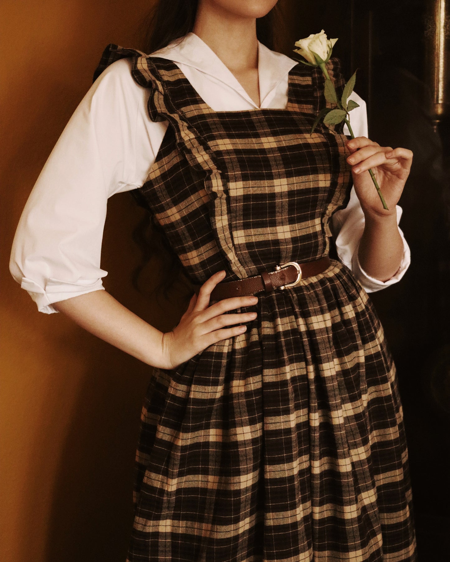 MTO - Lorraine Dress "Mulholland Plaid"