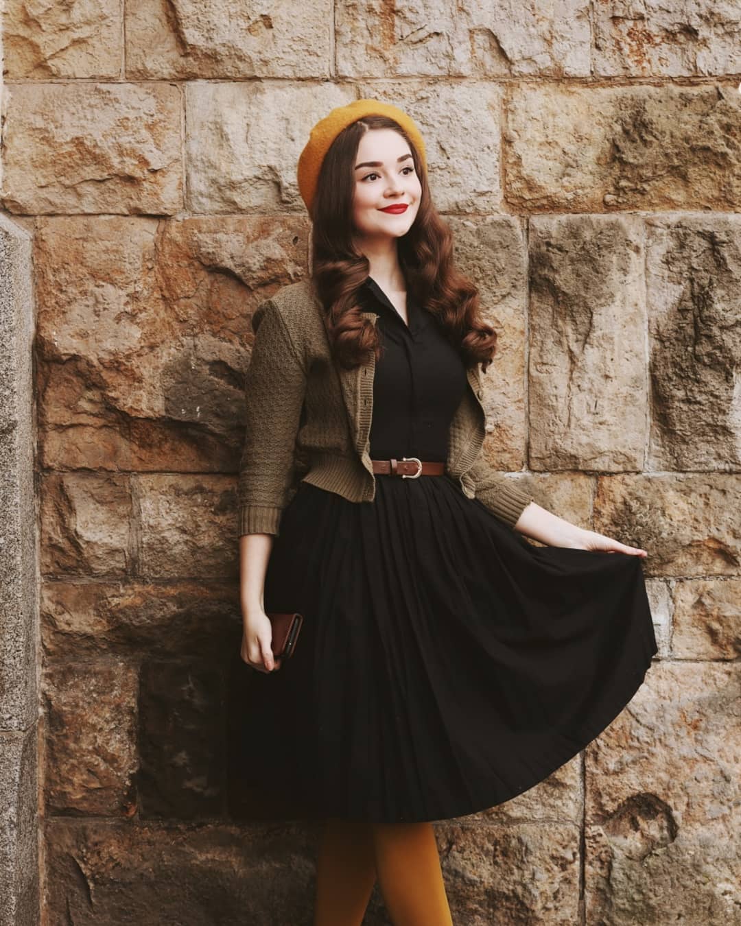 MTO - Trudie Dress in Raven Black Cotton